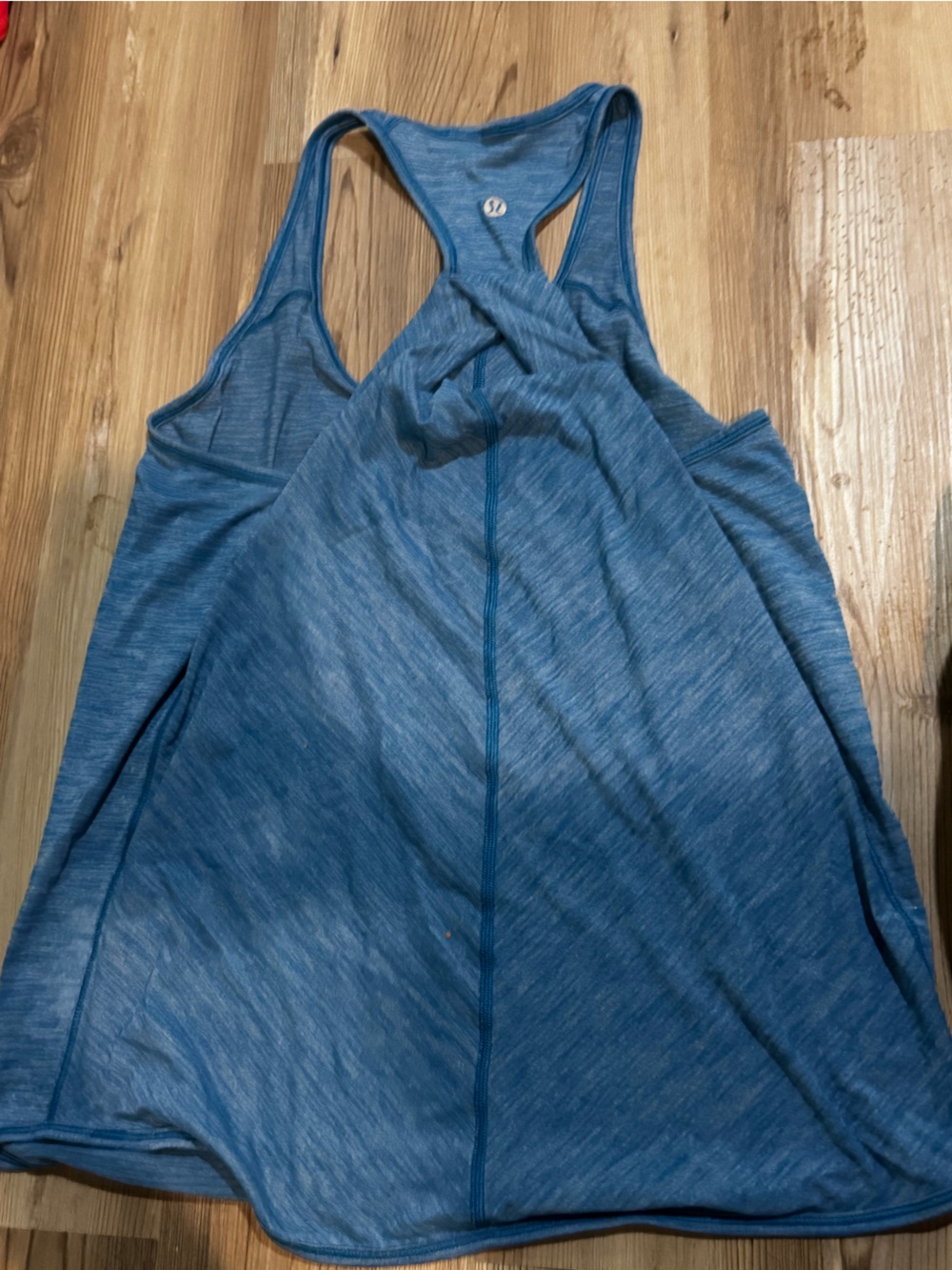 lululemon blue Heather Racerback Tank - Picture 2 of 3